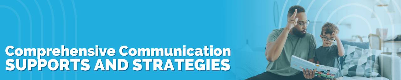 Communication Systems and Supports - parent and child reading and using sign language